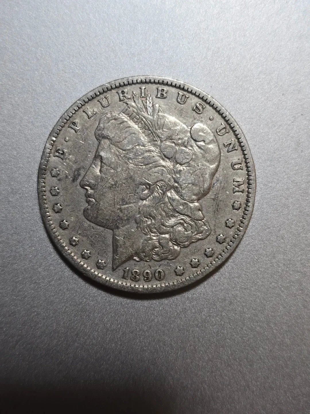 1890 Morgan Silver Dollar Extremely Fine 90% Silver image indicator(4)