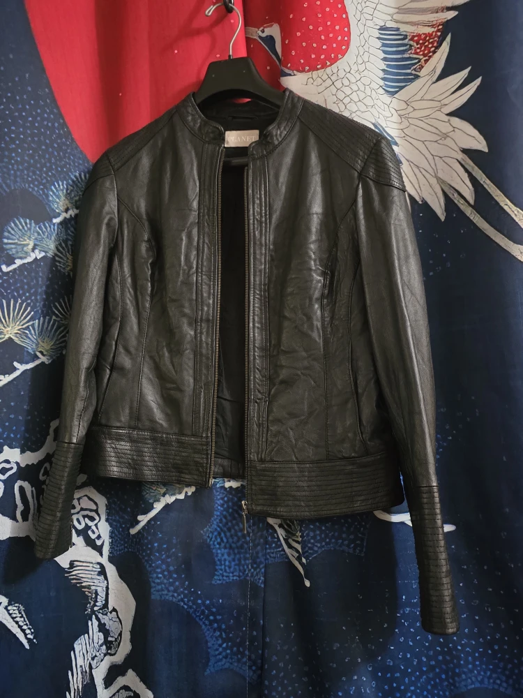 Planet Black EDGY Cool  Leather Jacket M #thriftypicks - photo 4
