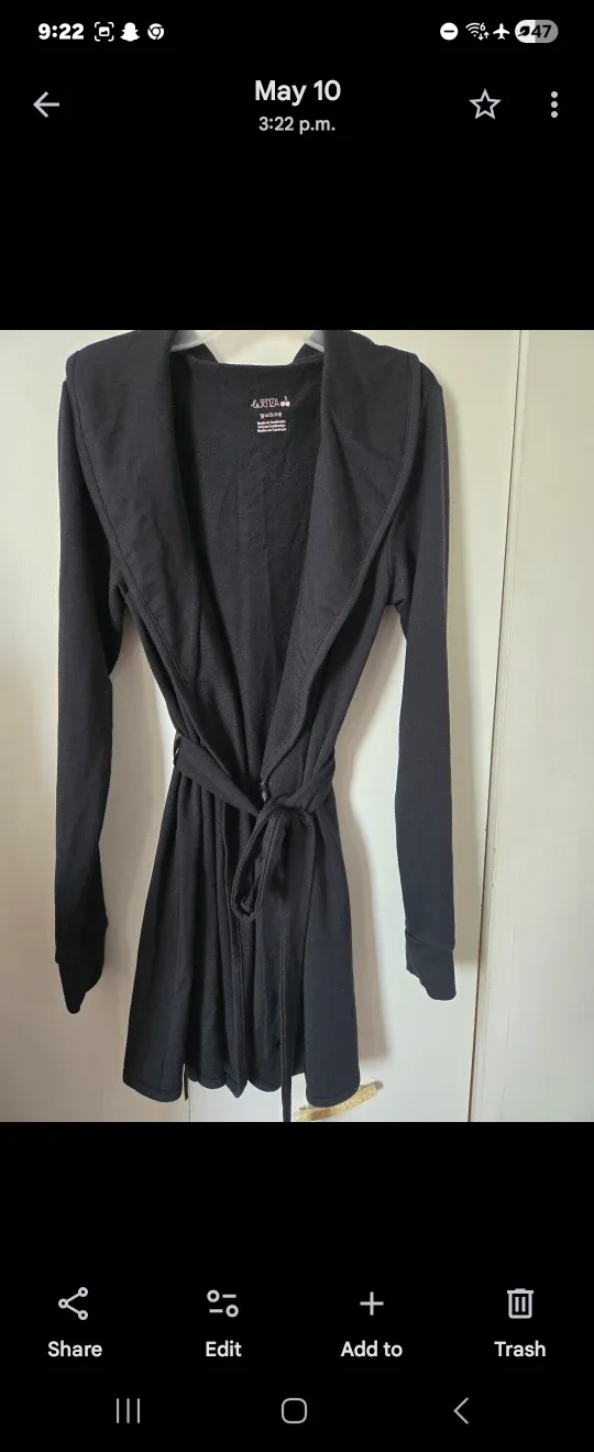New La Senza Cotton Robe with a Tie-Waist