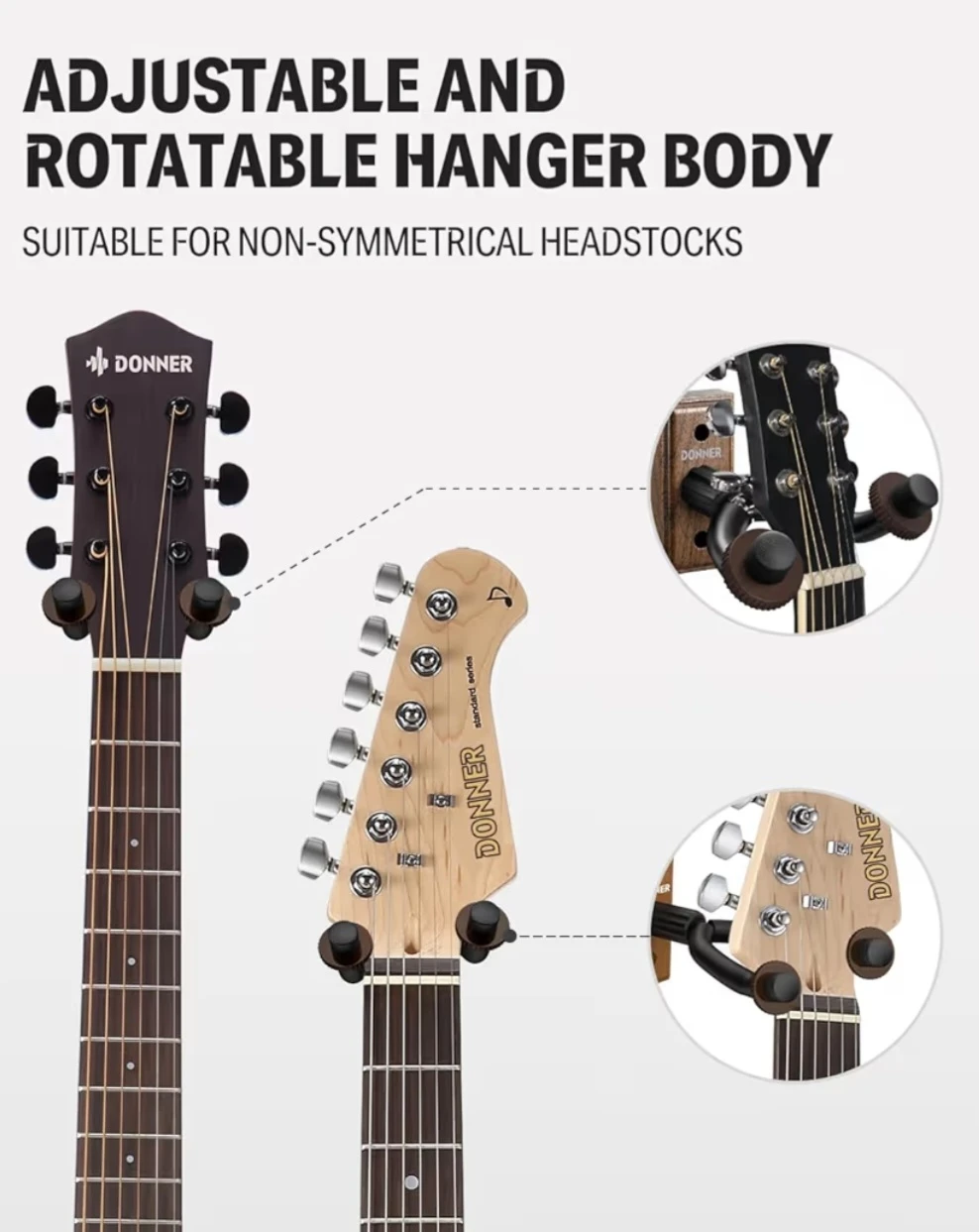 Donner Guitar Wall Mount Hanger - photo 3