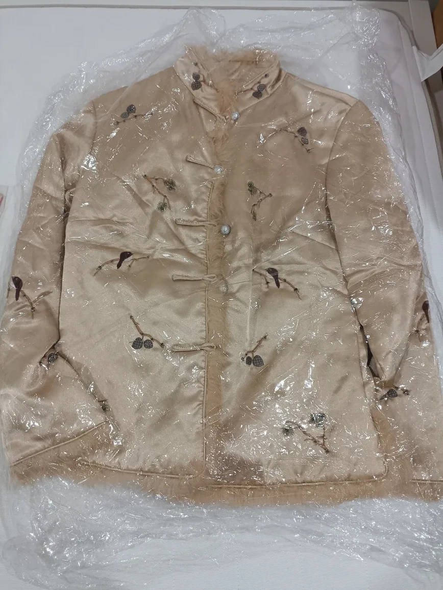 New-Embroidered Silk Jacket