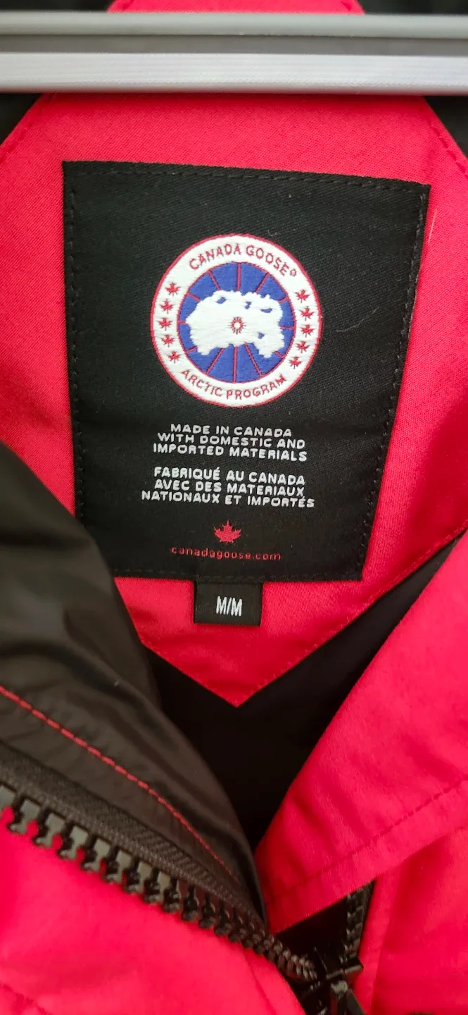 Canada Goose Red Parka - Size M/M image indicator(2)