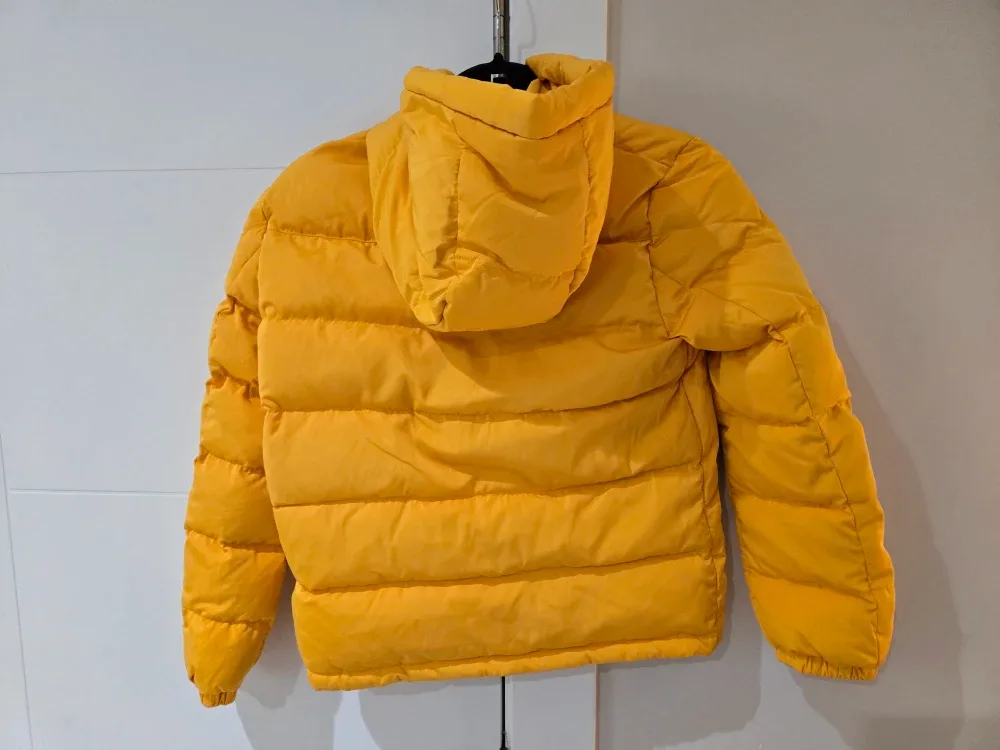Moncler Yellow Puffer Jacket, Size 5 image indicator(5)