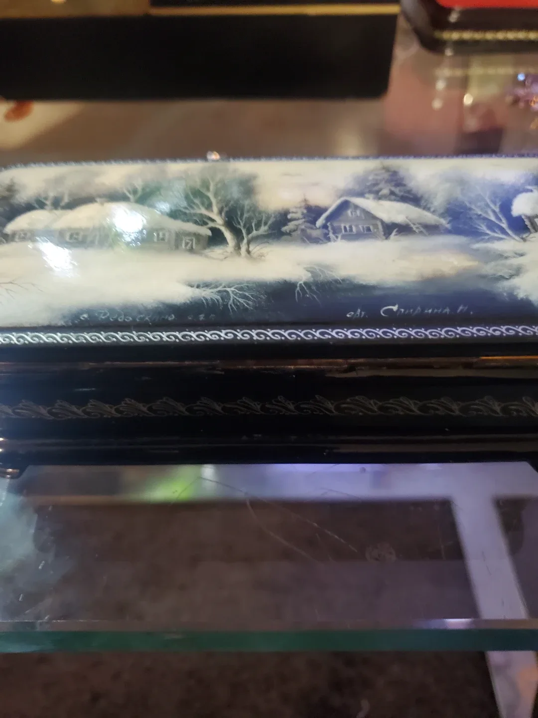 Vintage Russian Lacquer Box image indicator(2)