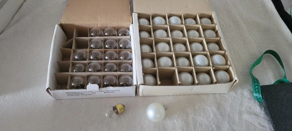 Vintage Christmas Light Bulbs - Multi-Colour image indicator(8)