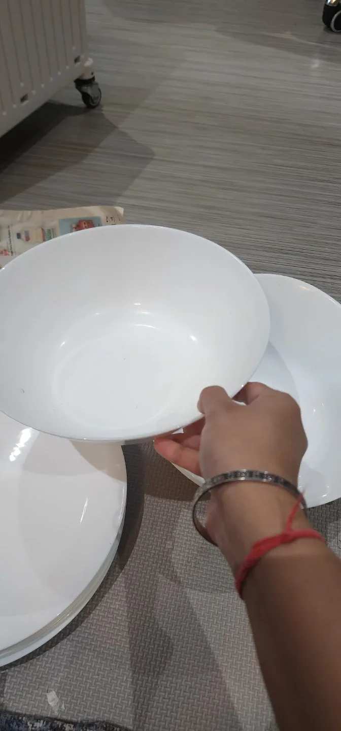 Set of 6 plates and 2 bolws image indicator(4)