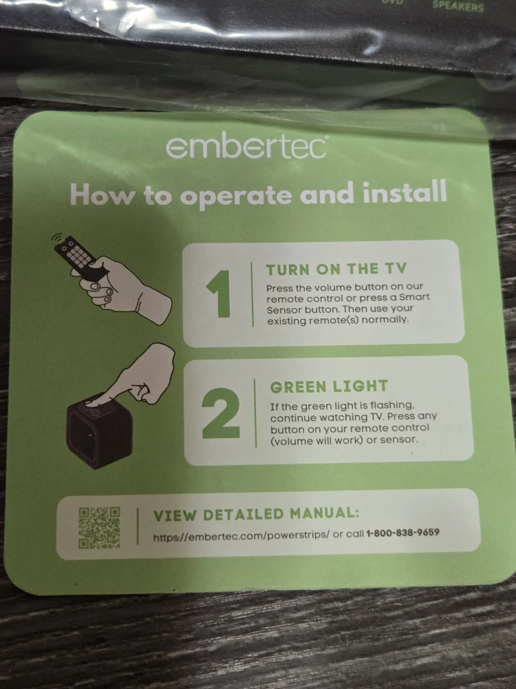 Embertec Emberstrip 8 AV+ Power Strip - photo 2