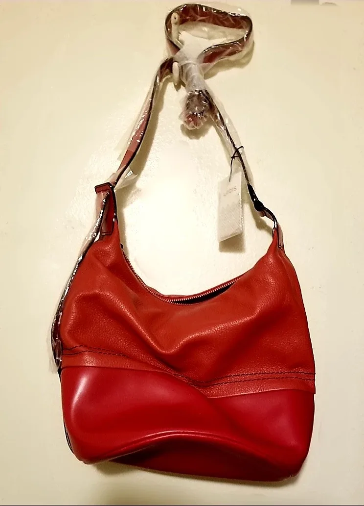 NWT LODIS Kate Convertible Bucket Leather Bag image indicator(5)