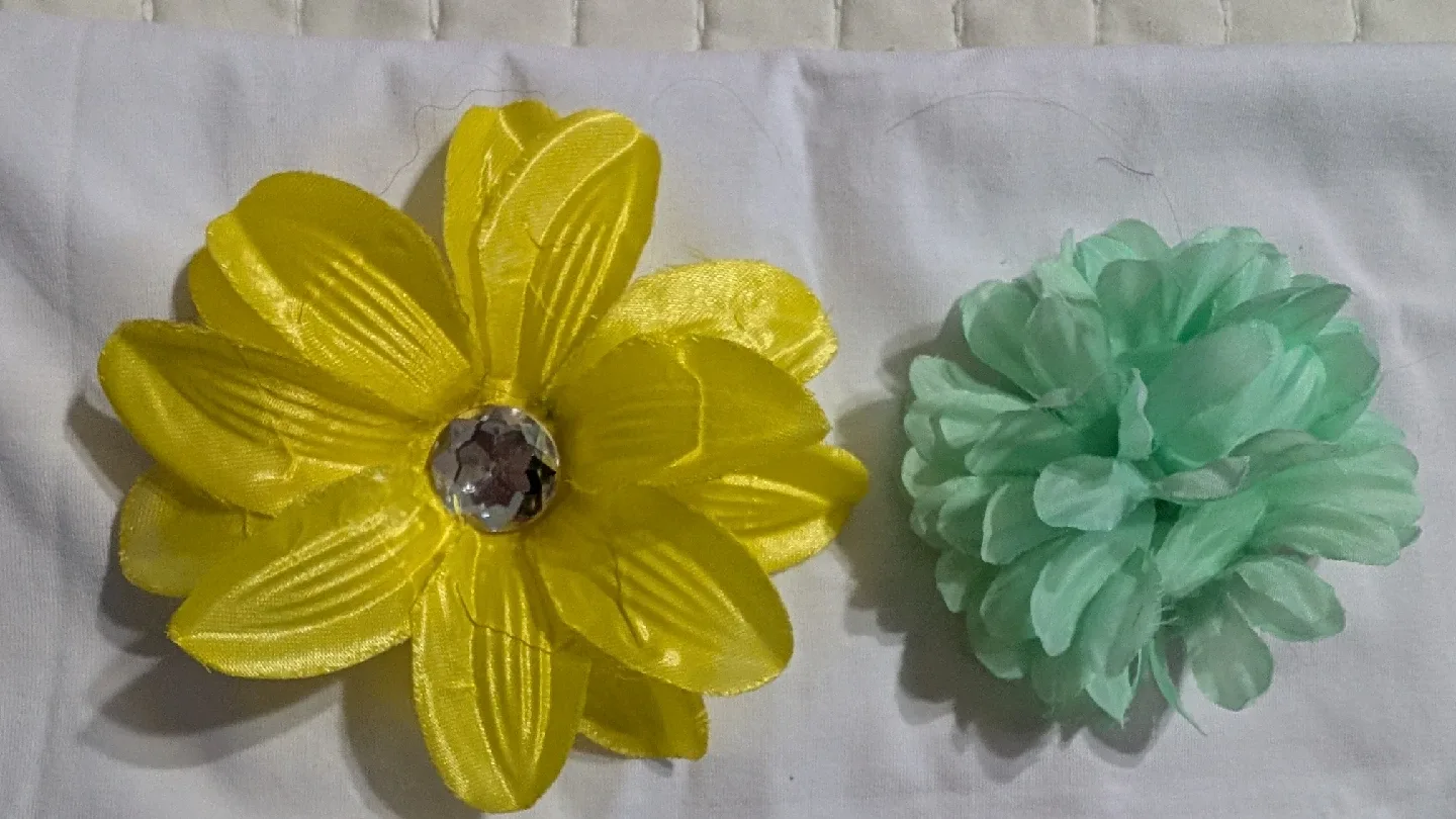 Handmade Flower Hair Accessories Clips image indicator(6)
