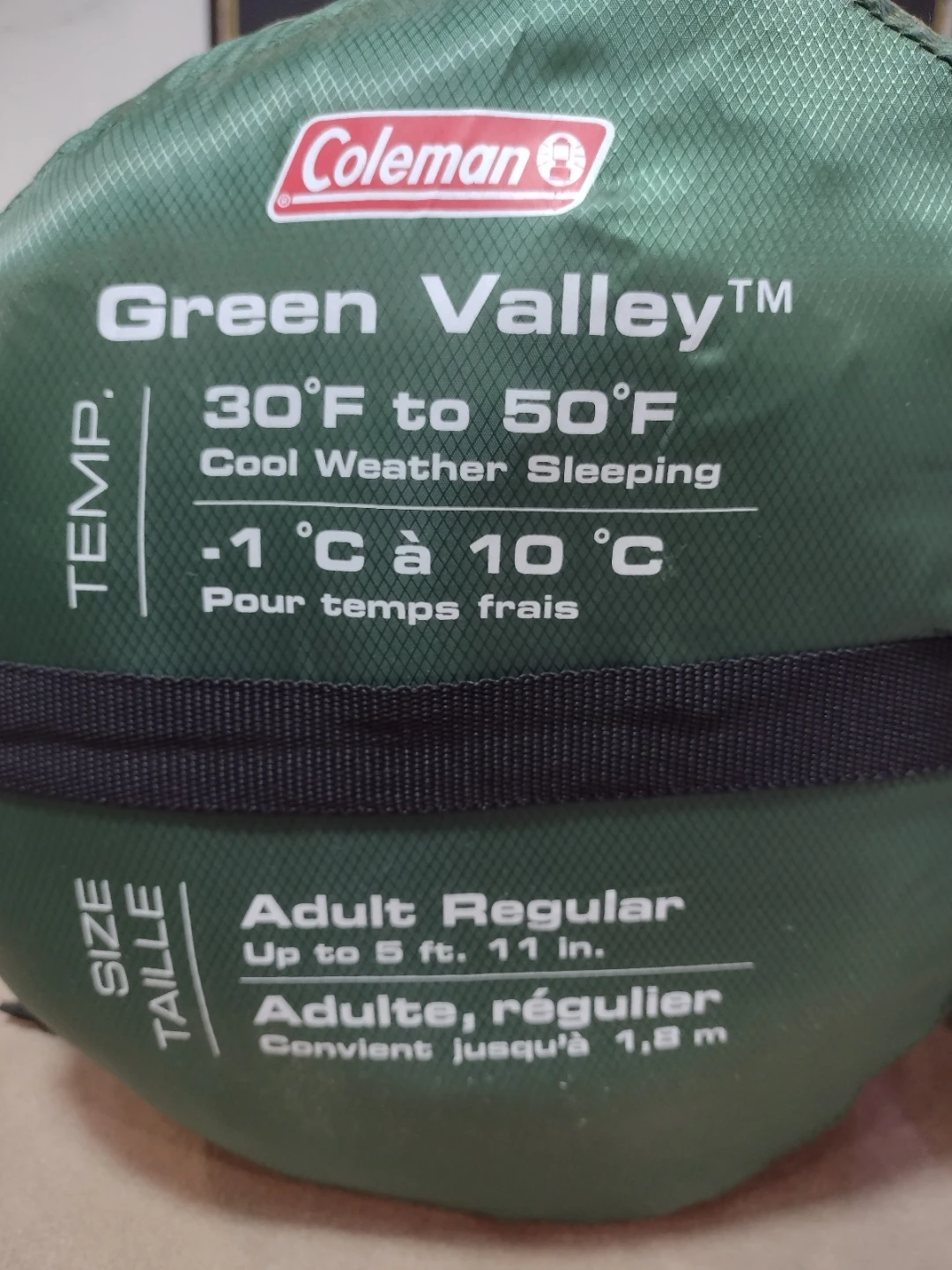 Coleman Green Valley Sleeping Bag - Adult Regular - photo 3
