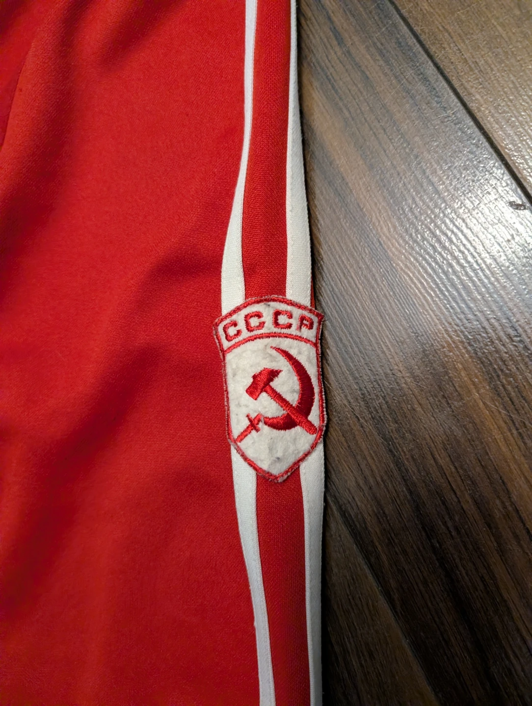 Red USSR Track Jacket - photo 4