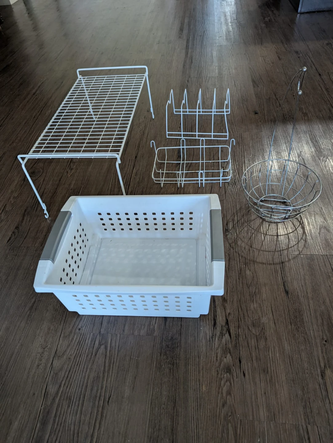 White Kitchen Organization Set