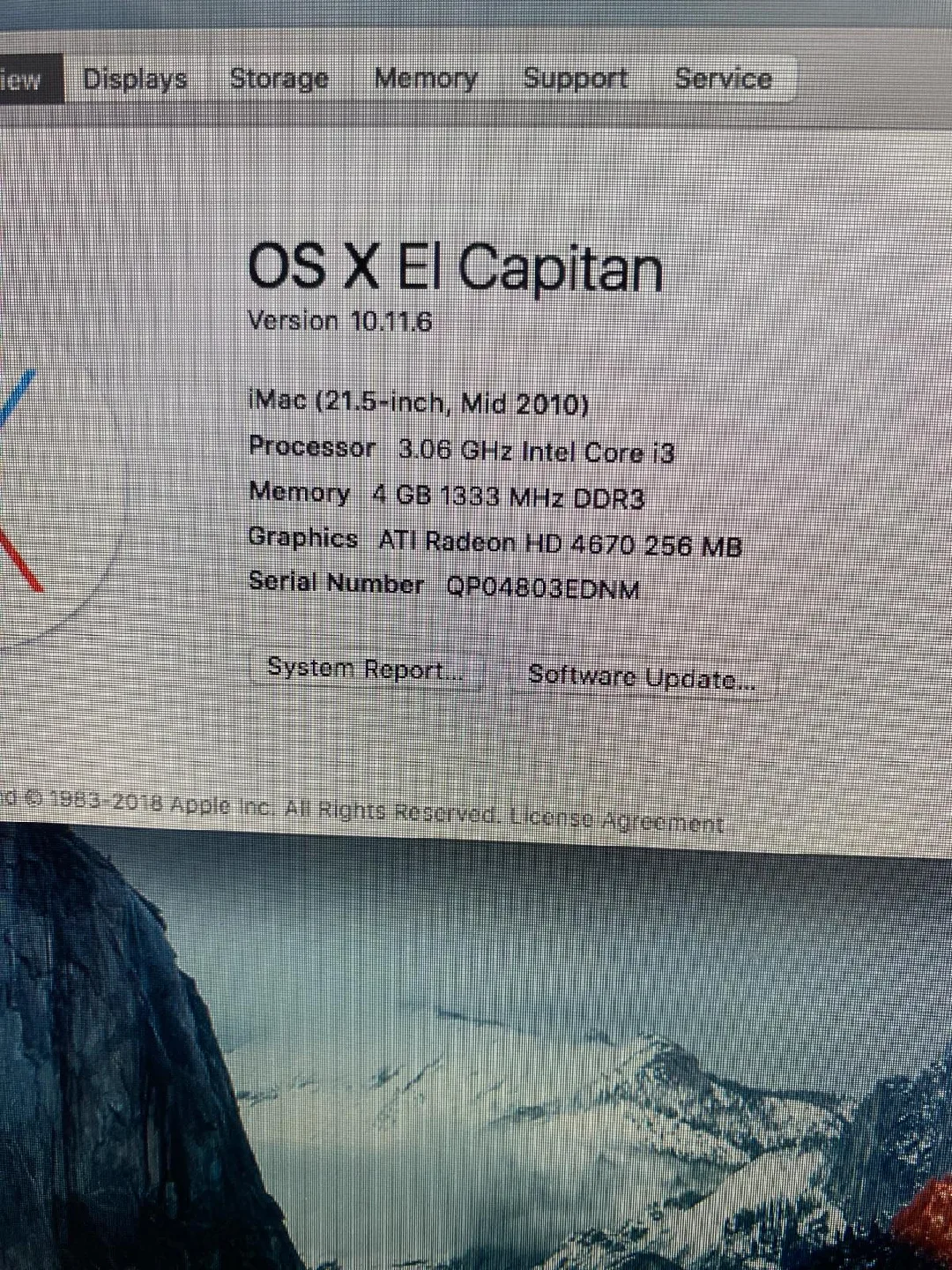 Apple iMac 21.5-inch (Mid 2010) image indicator(4)