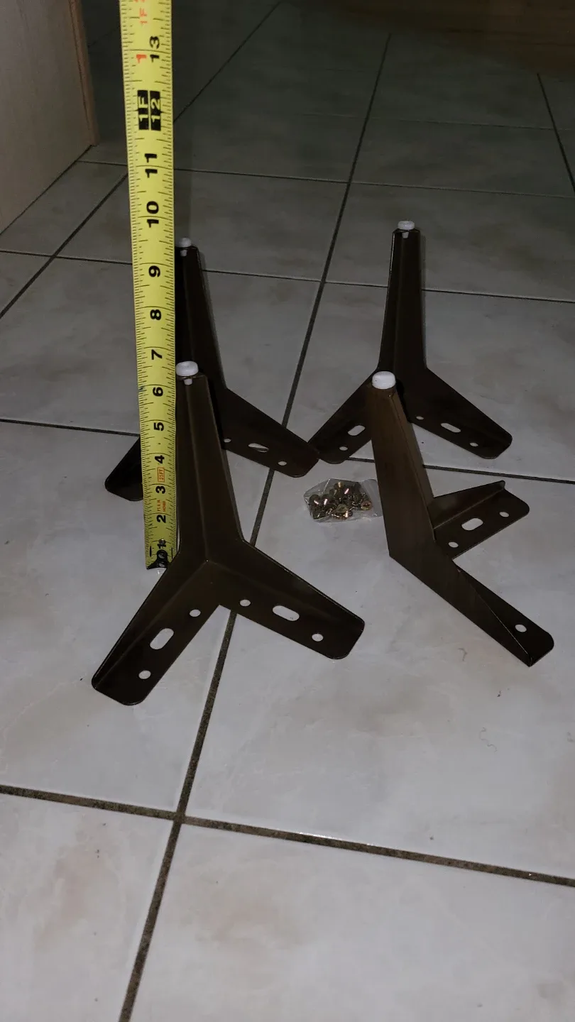 Set of 4 Metal Furniture Legs 6" - NEW image indicator(2)