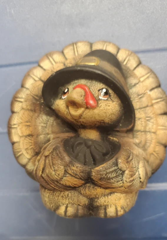 Thanksgiving Turkey Figurine vintage