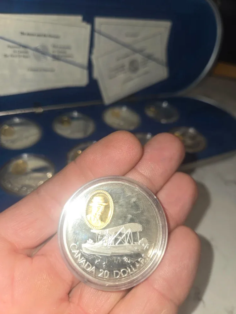 1978 Canadian Aviation $20 Coin Set