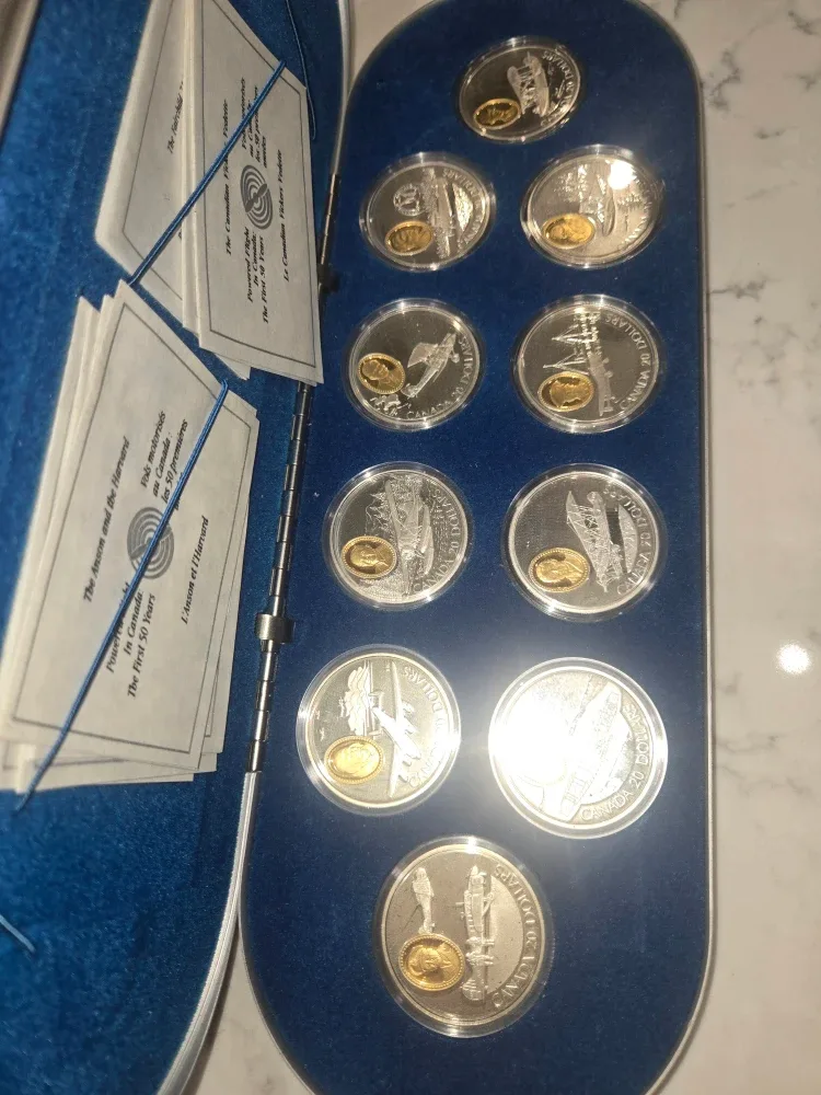 1978 Canadian Aviation $20 Coin Set image indicator(3)