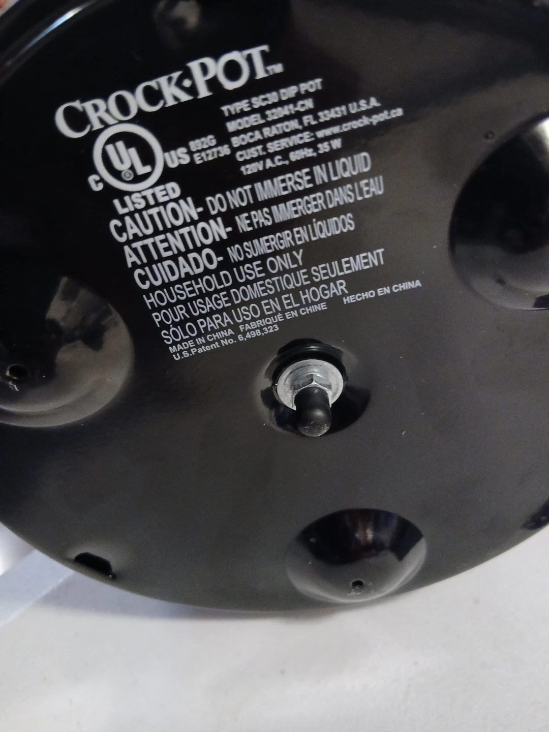 Crock-Pot Little Dipper SC30 Dip Pot - photo 2
