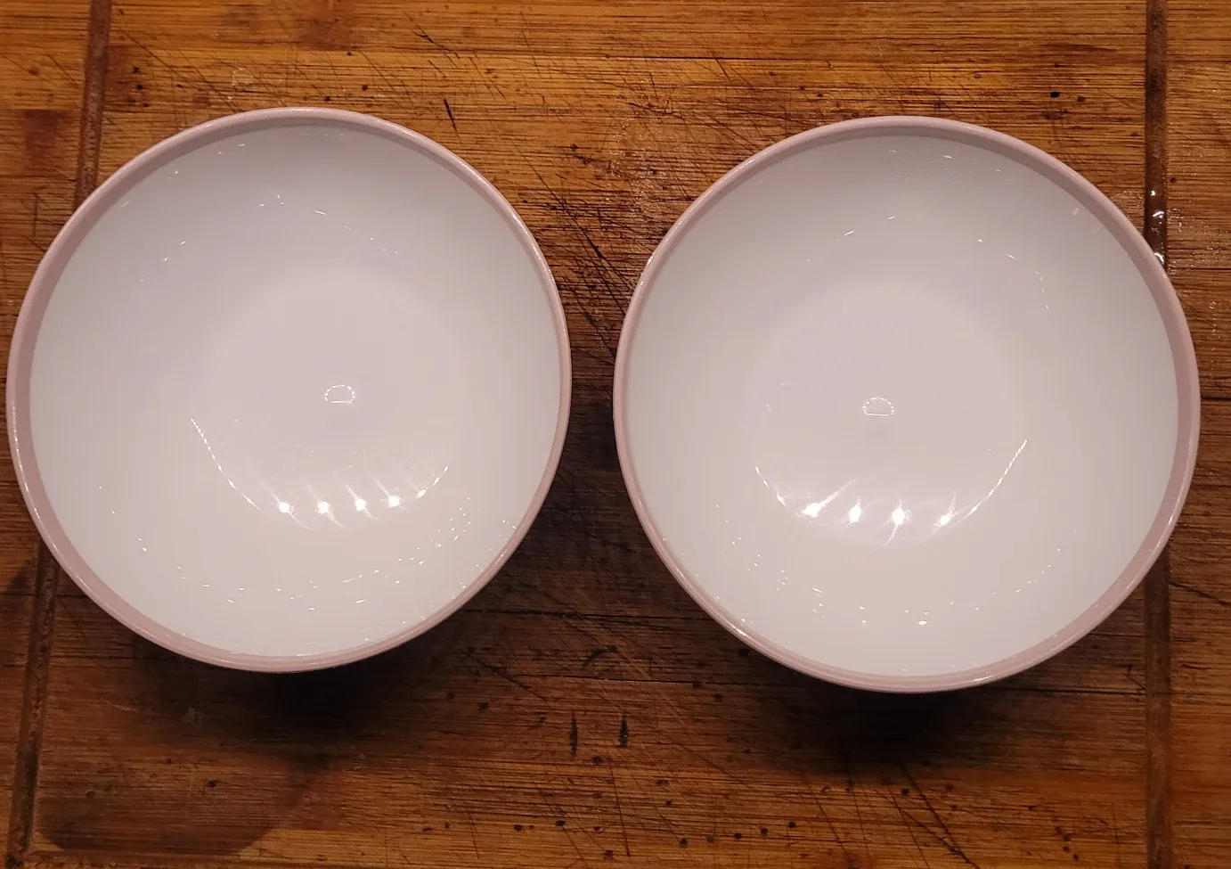 Happy Life Pink Polka Dot Bowls - Set of 2🥕🎯 freecylle