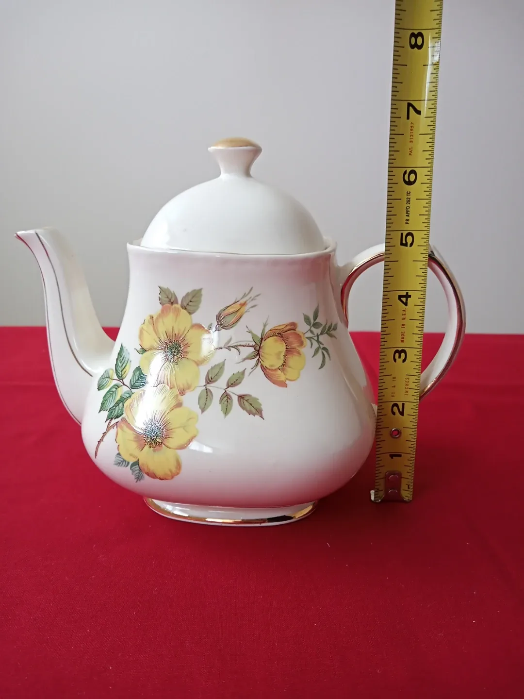 Vintage Floral Teapot by Sadler image indicator(9)