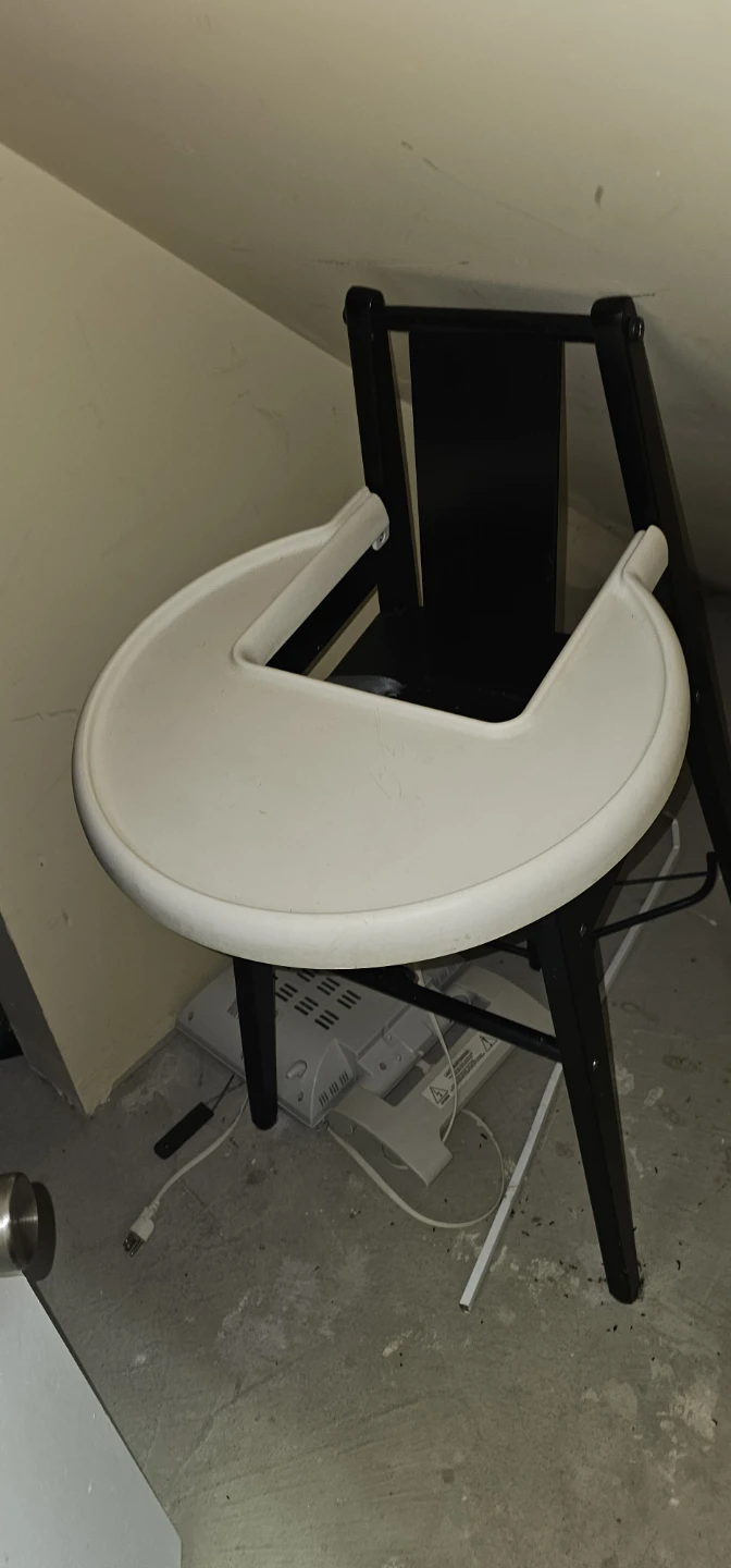 IKEA Antilop High Chair - Black/White - photo 2