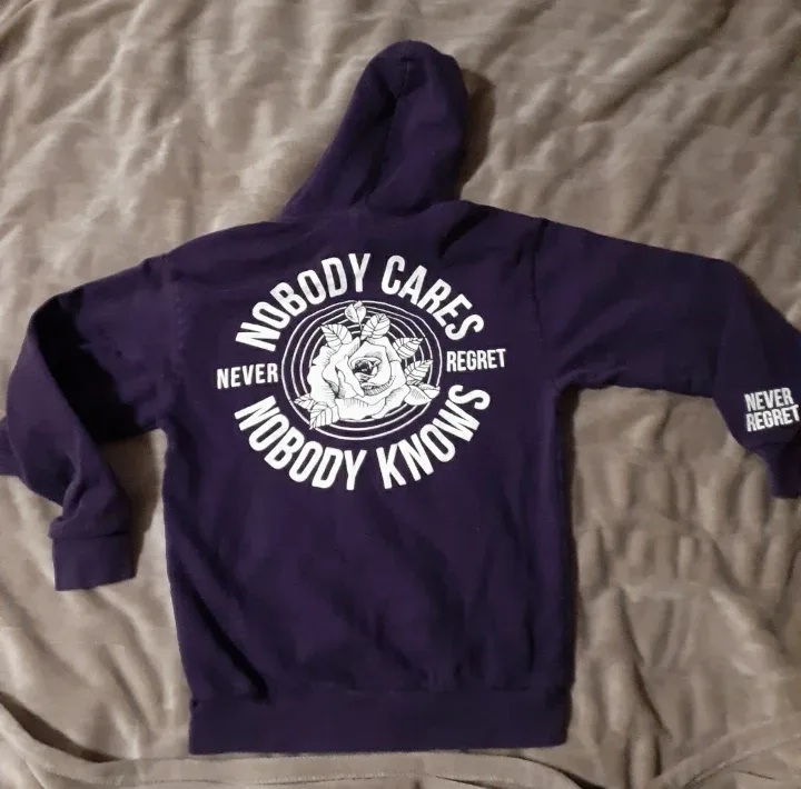 Nobody Cares Hoodie - Never Regret
