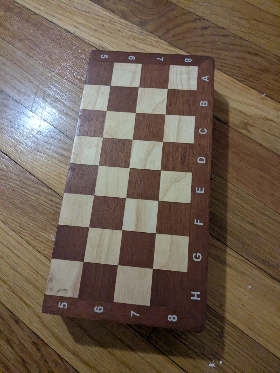 Magnetic Travel, Folding Wooden Chess Set - photo 4