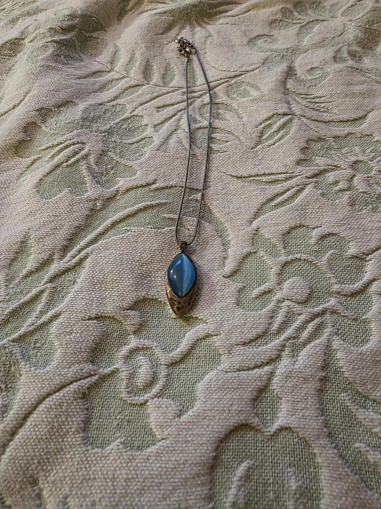 Blue Stone Pendant Necklace 🏆 - photo 3