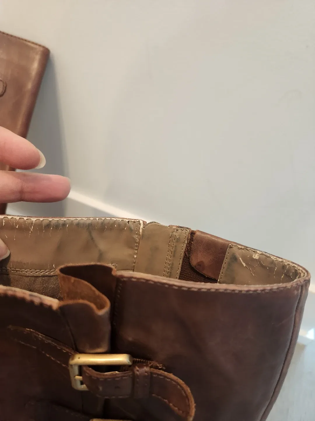 ECCO Brown Leather  Boots image indicator(3)