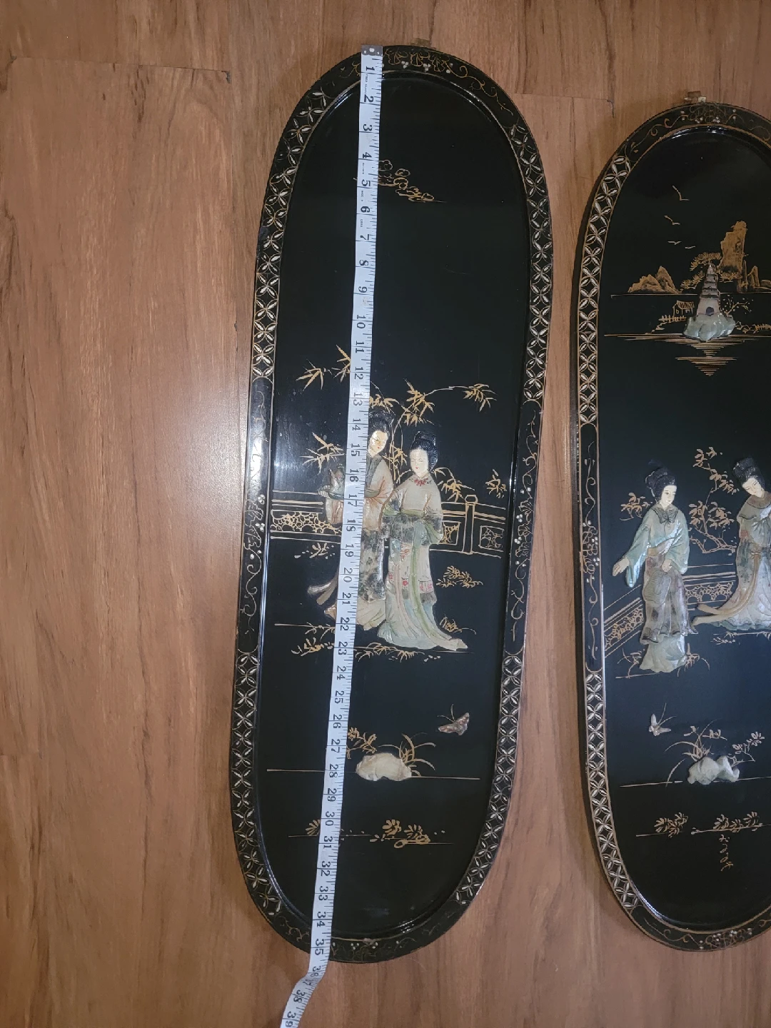 Asian Style Lacquer Trays - Set of 2 - photo 2
