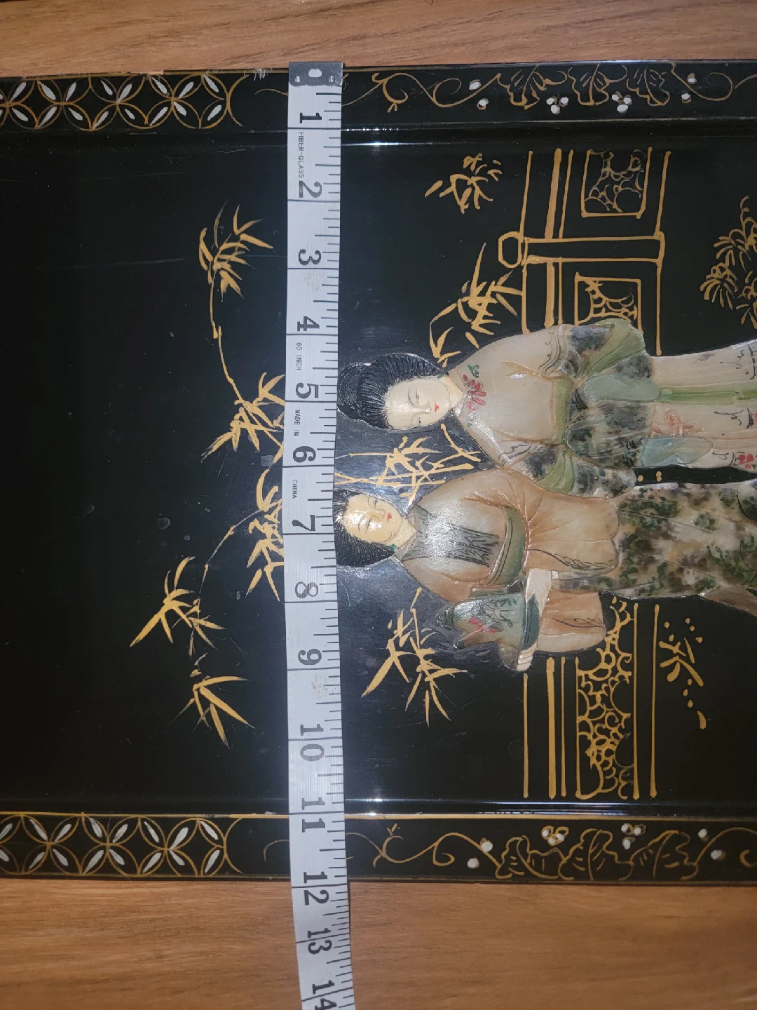Asian Style Lacquer Trays - Set of 2 - photo 4