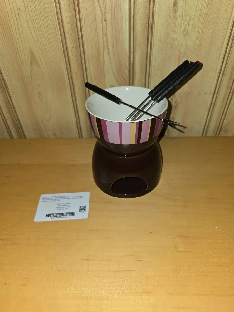 Crate&Barrel Fondue Set