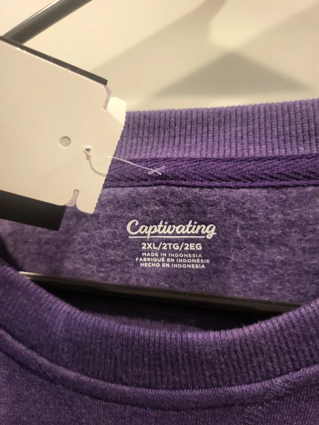 LSU Tigers Purple Crewneck Sweatshirt - 2XL image indicator(5)