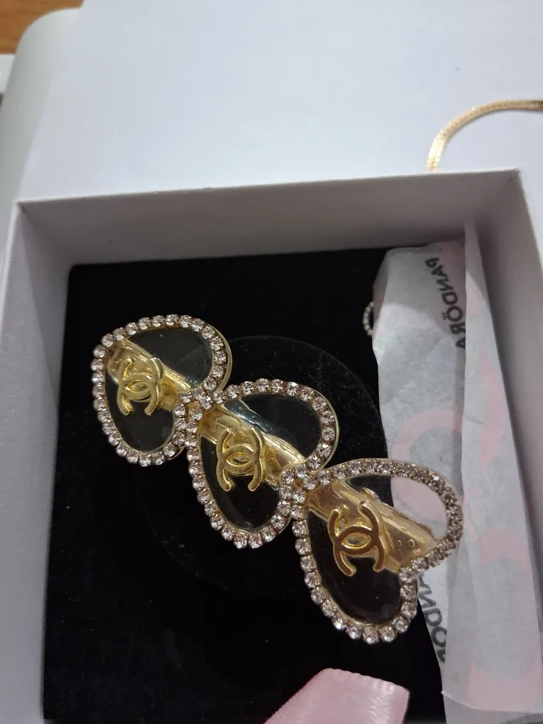 Chanel Heart Hair Clip