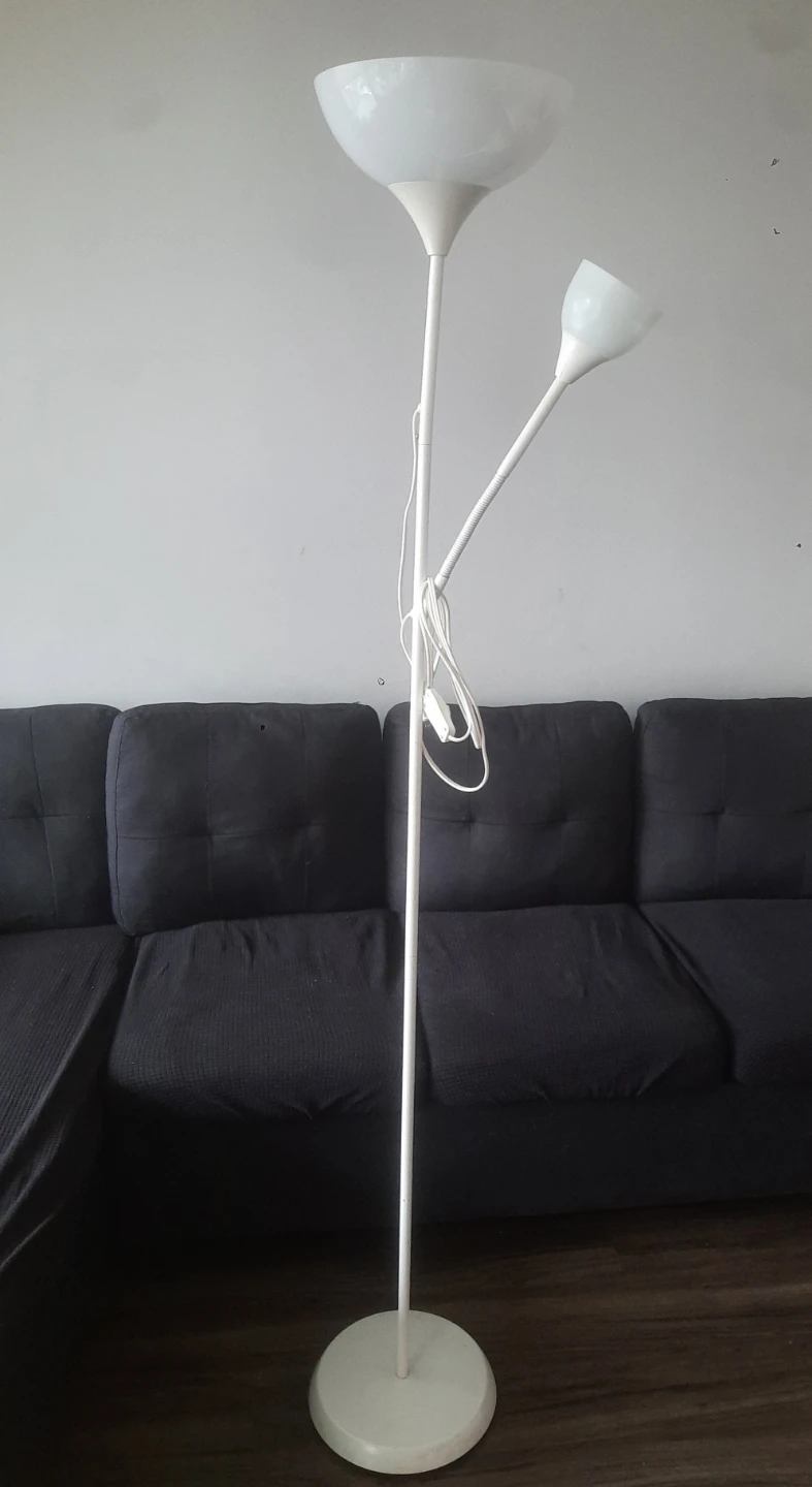 White IKEA Floor Lamp
