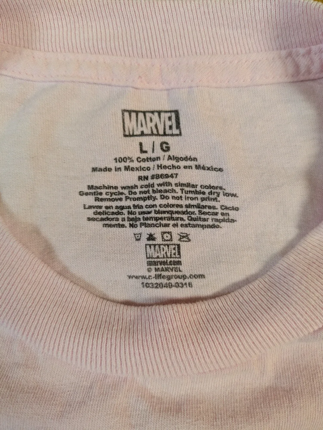 Pink classic Spiderman t-shirt size L image indicator(3)