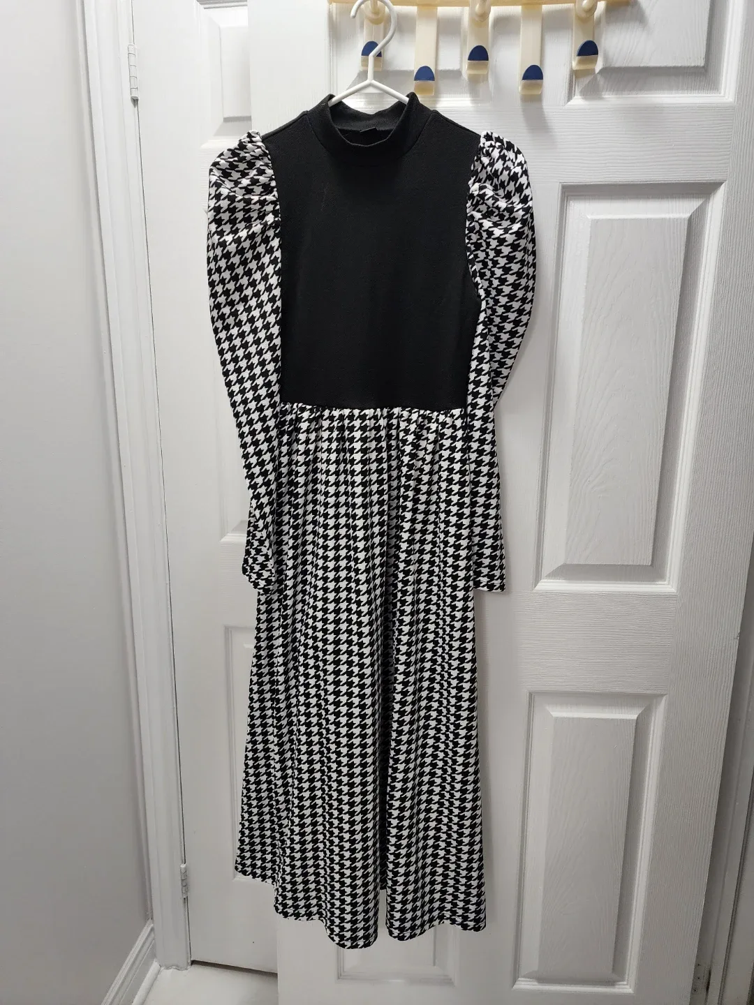 New Shein Houndstooth Dress - Size XS