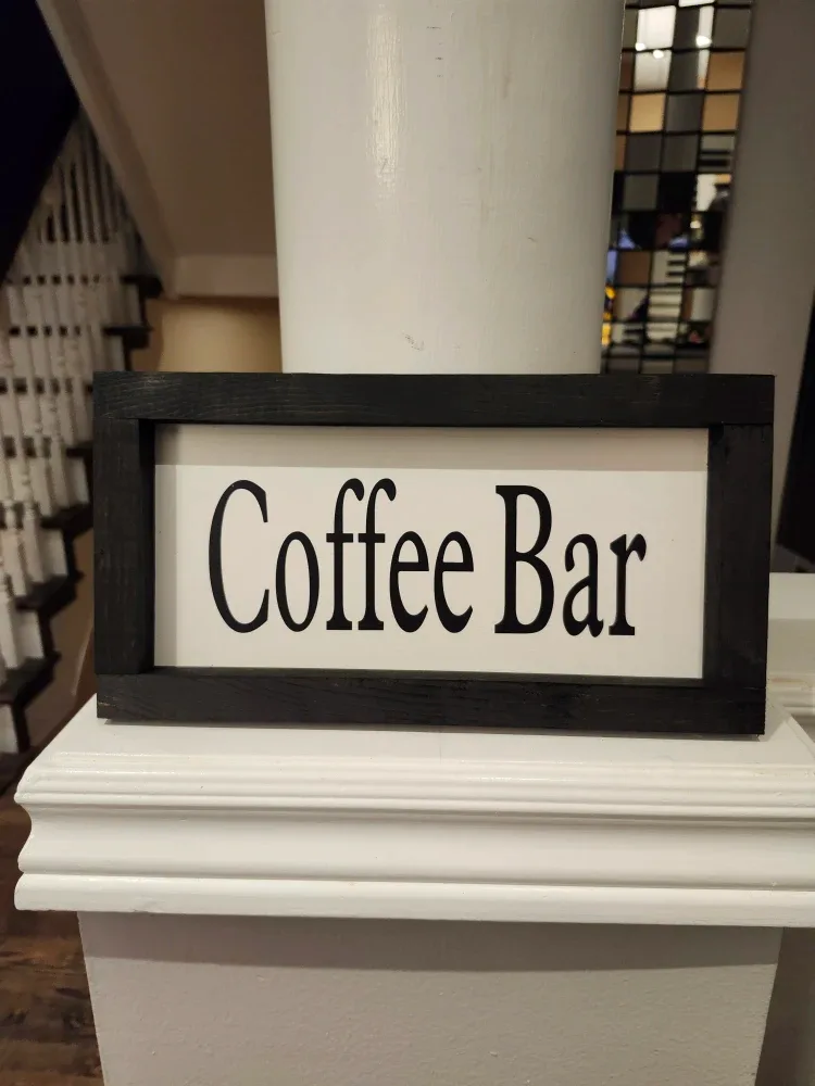 Handmade - Coffee Bar Sign