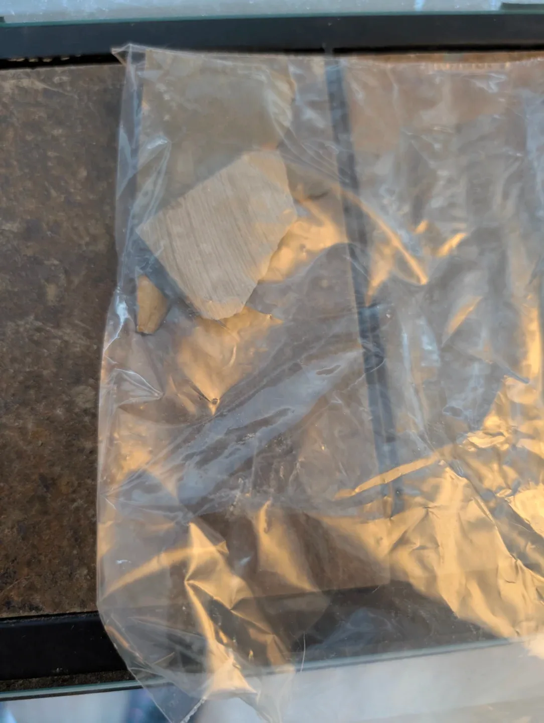 Glass Top Sofa Table with Slate and glass Tiles image indicator(5)