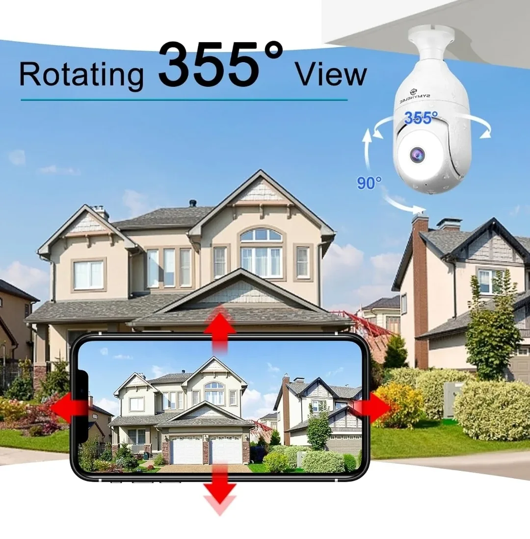 Light Bulb Security Camera - 2 Pack image indicator(5)