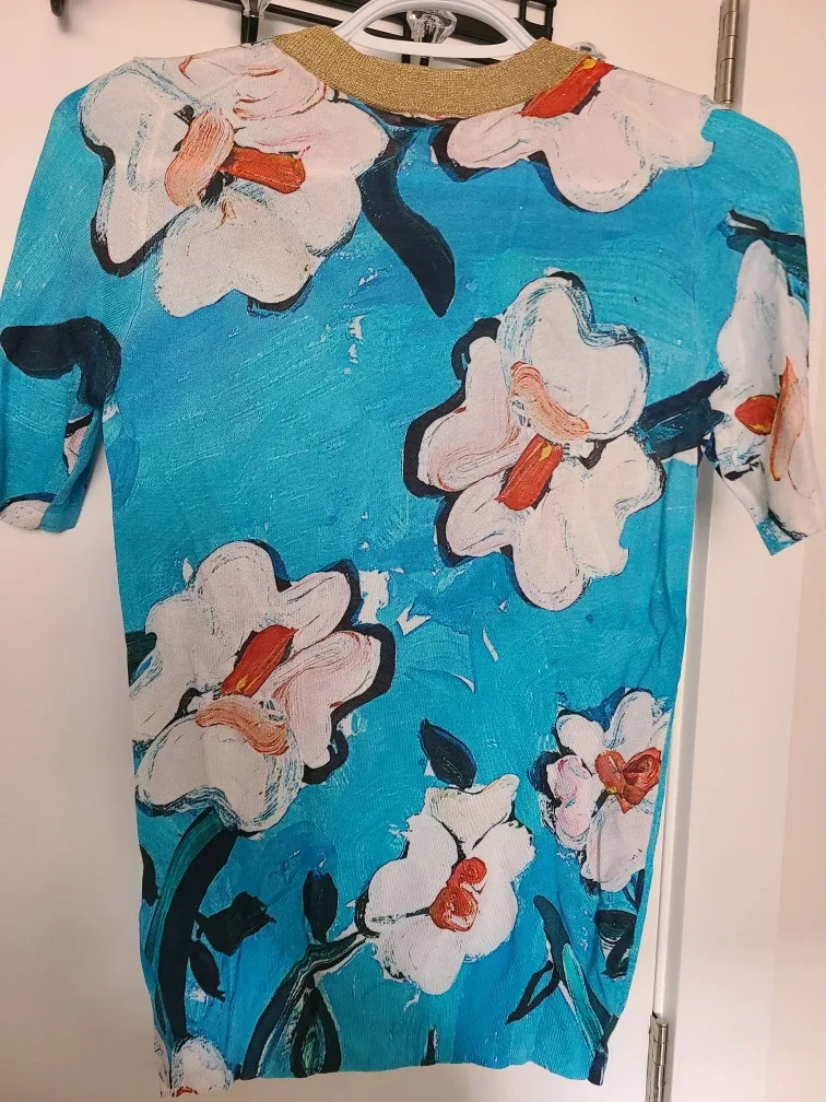 Escada Floral Print Top - Size XS image indicator(3)