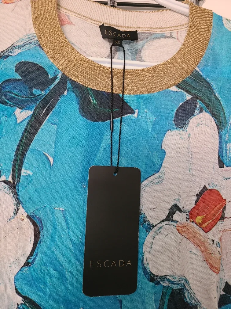 Escada Floral Print Top - Size XS image indicator(6)