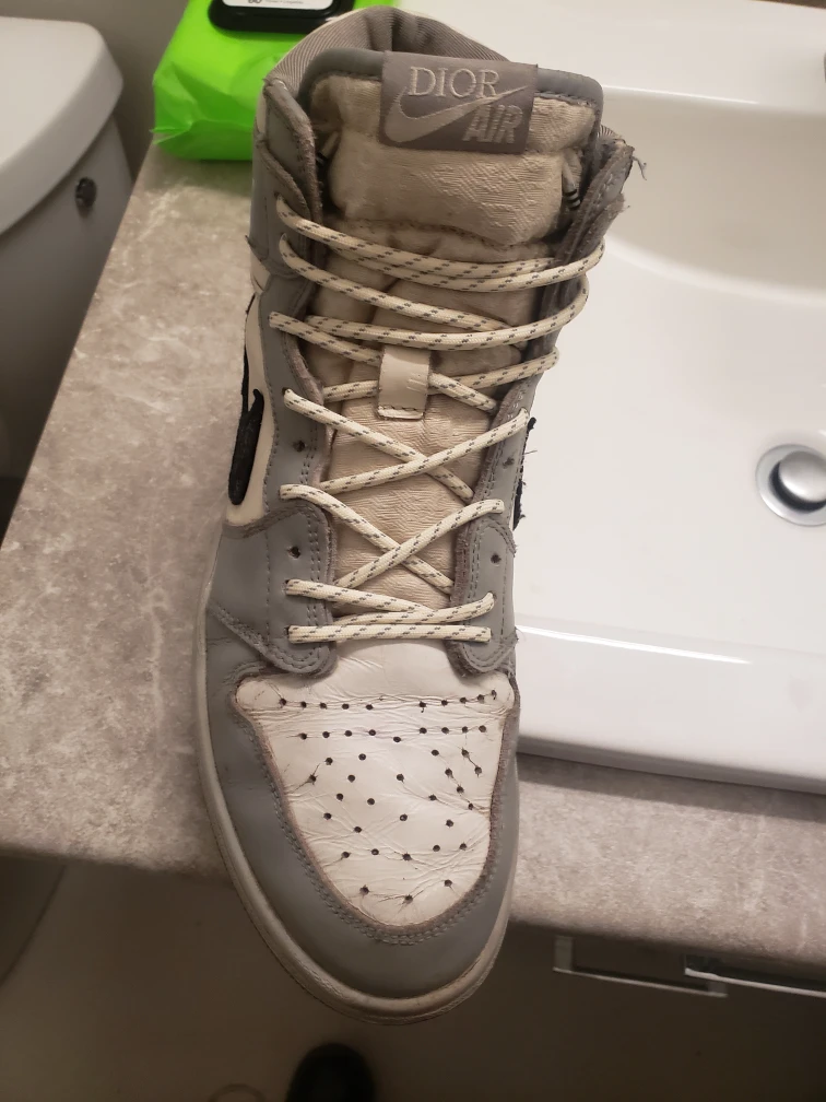 Nike Air Jordan 1 Dior High Top Sneakers - photo 3