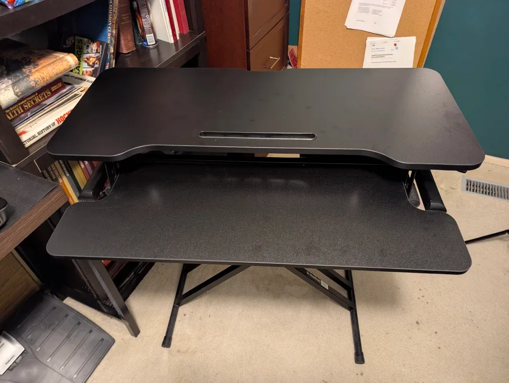 Black Standing Desk Converter image indicator(6)