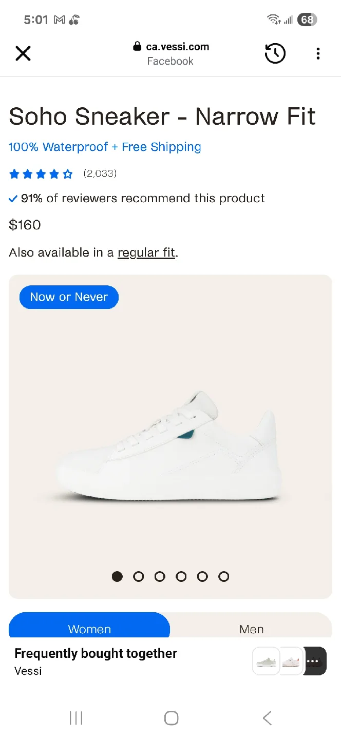 Vessi Soho Sneakers - Narrow Fit image indicator(2)