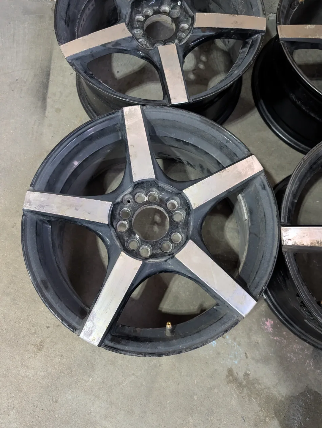 (4)-17 Inch Multi-Fit Rims 5x110 & 5x115 TPMS image indicator(2)