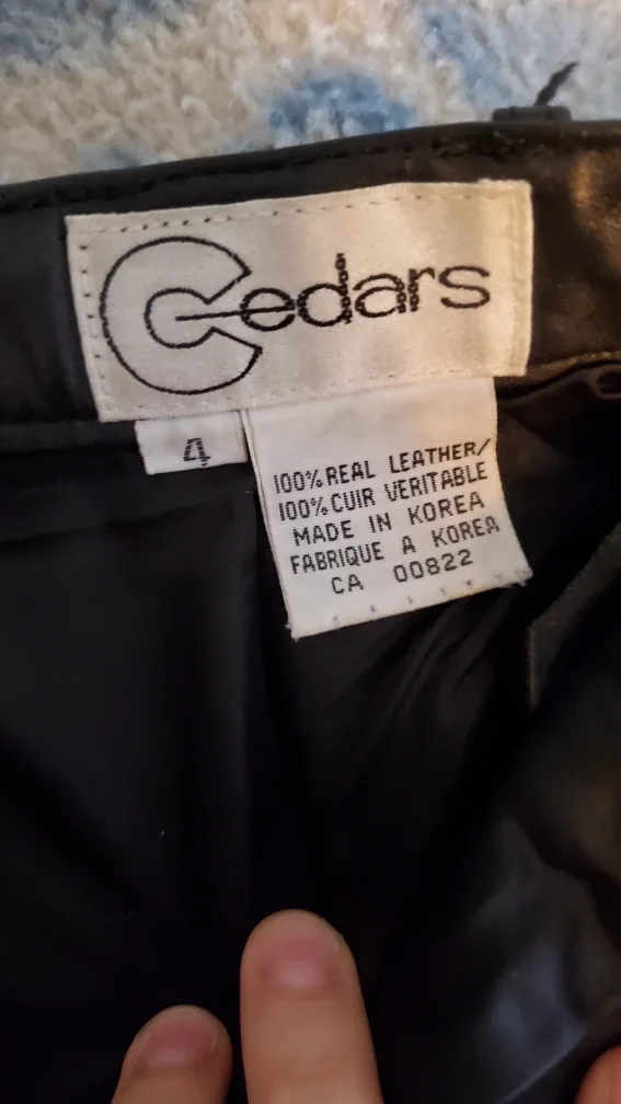 Women's Leather Pants - Size 4 image indicator(3)