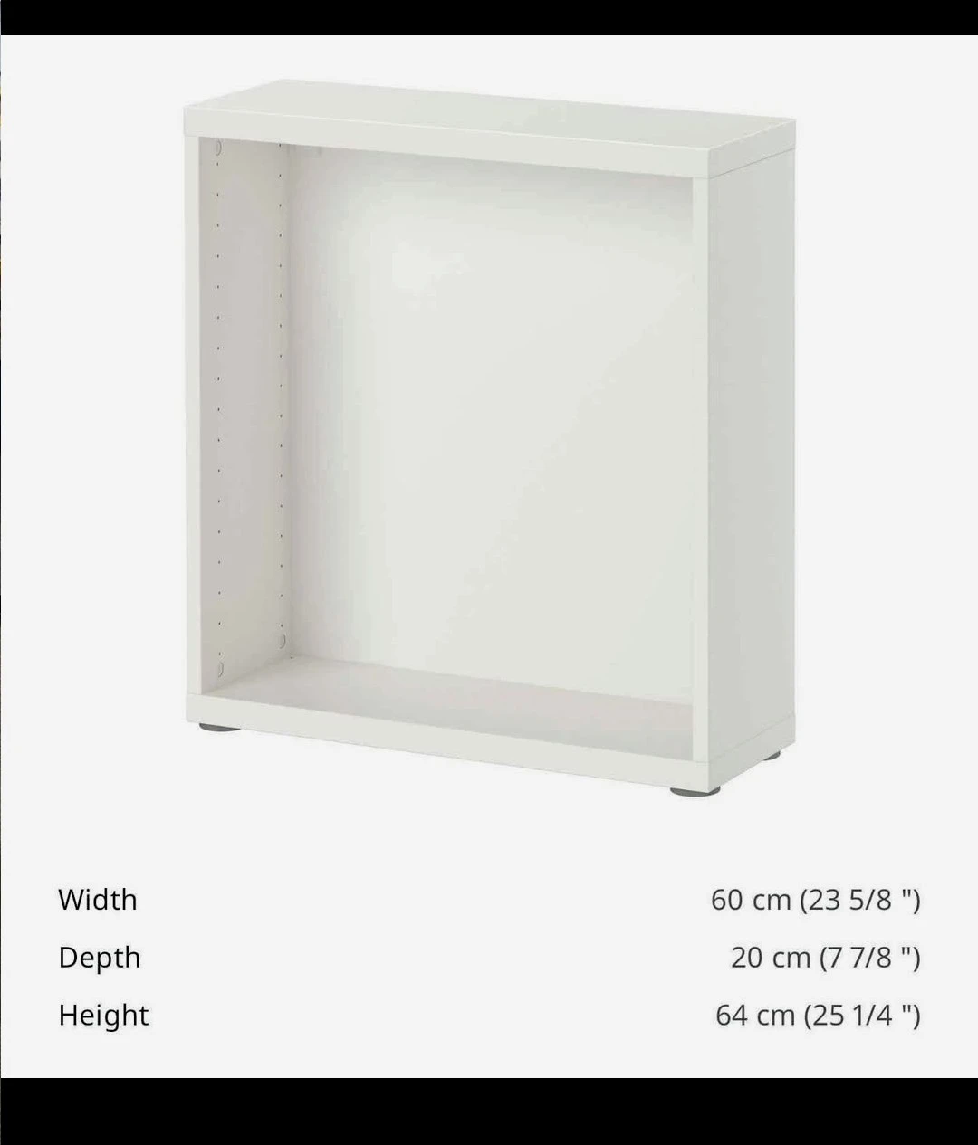 IKEA BESTA Cabinet White Frame, High Gloss White Door - photo 5