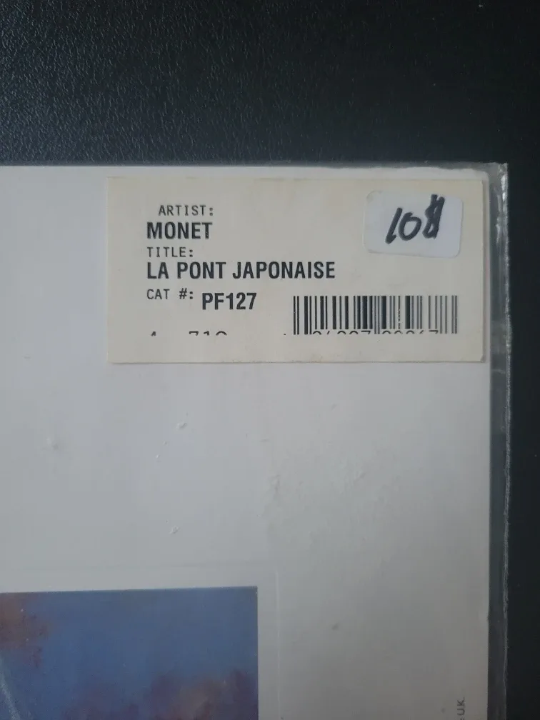 Monet 'Waterlilies & Bridge' and 'La Pont Japonaise' Prints image indicator(3)