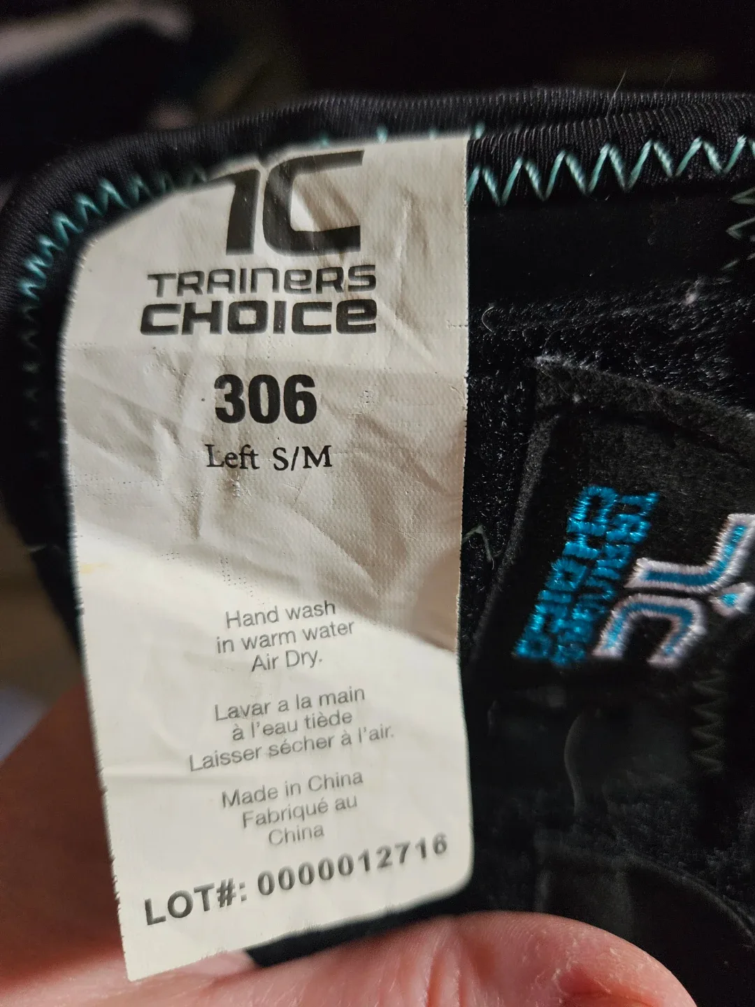 Trainers Choice 306 Wrist Brace - Left S/M image indicator(5)